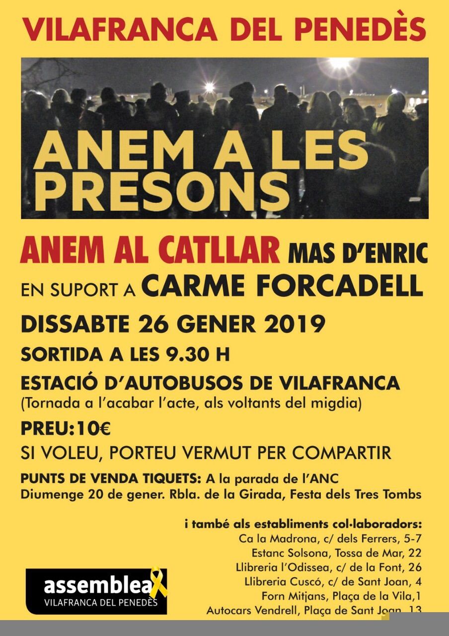 Suport a Carme Forcadell