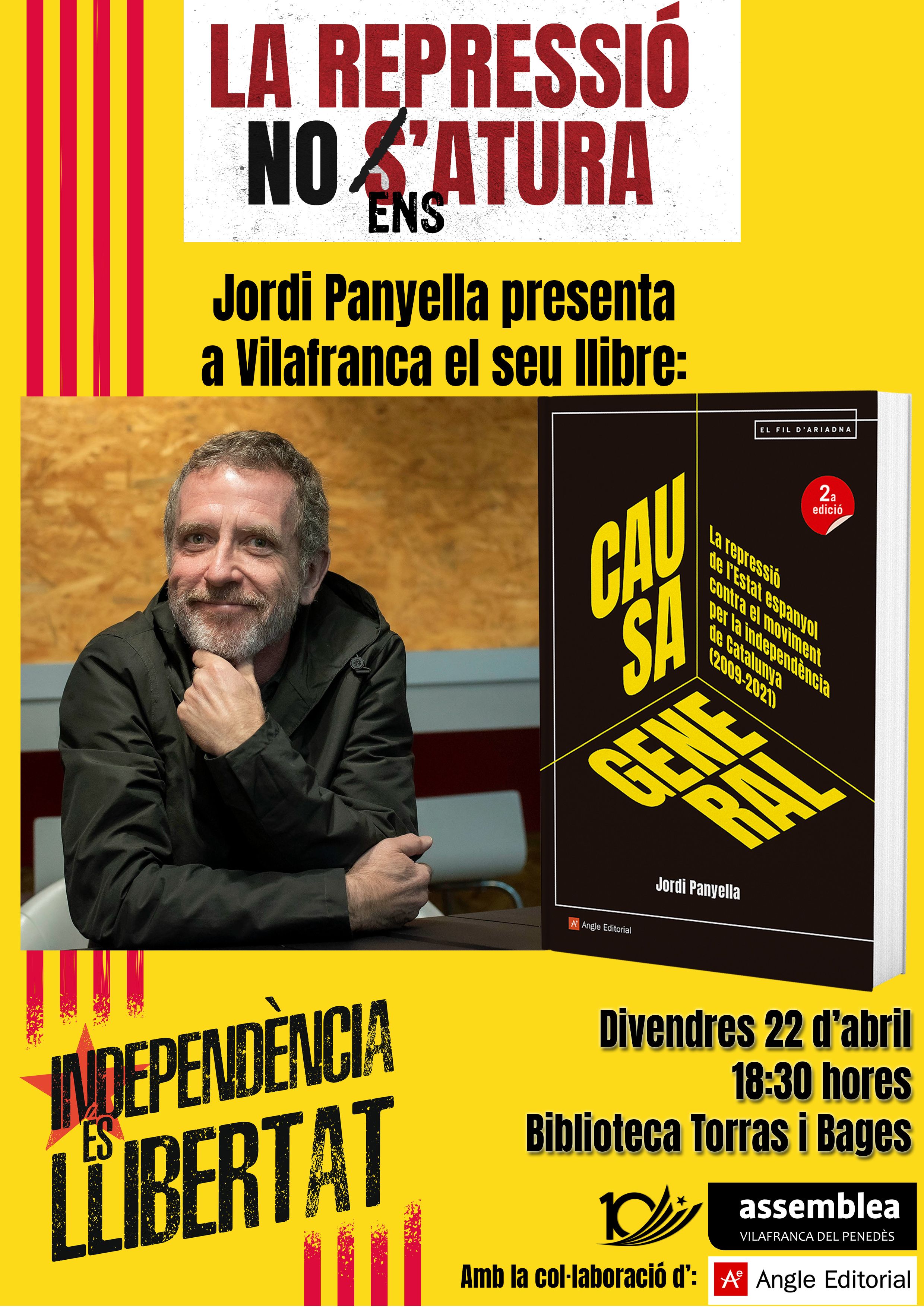 L’AT de Vilafranca presenta ‘Causa general’, la crònica de la persecució policial al moviment independentista